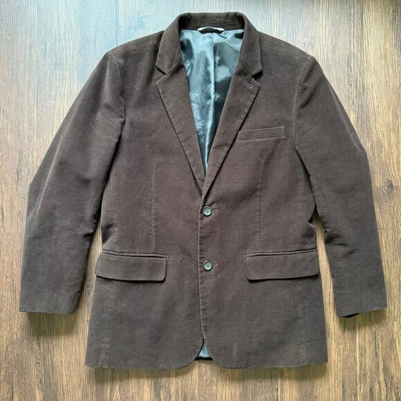 GAP Men’s Brown Velvet Blazer Jacket – 100% Cotton – Size M - Picture 10 of 10